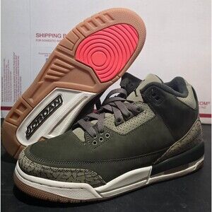 New JORDAN DM0967-202 Size 6.5Y Wmn's 8 (GS)  Jordan 3 Retro FAMILY AFFAIR CAMO